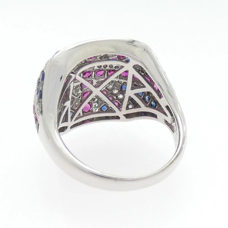 Nhẫn đá màu K18WG/K18BG 666963