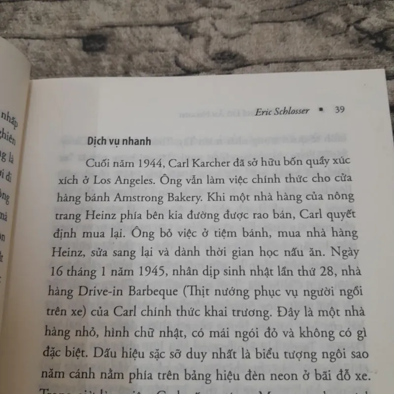 Bí mật Đế chế Đồ Ăn Nhanh. Hào quang và Thực tế trần trụi. T giả Eric Schlosser 746081