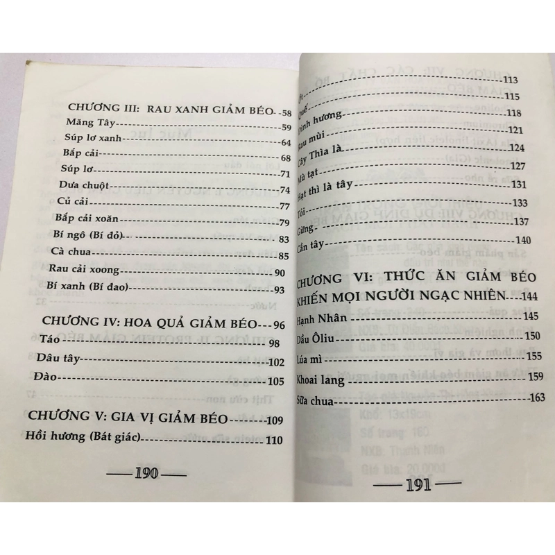 THỨC ĂN GIẢM BÉO TRONG THIÊN NHIÊN  - 192 trang, nxb: 2008 360558