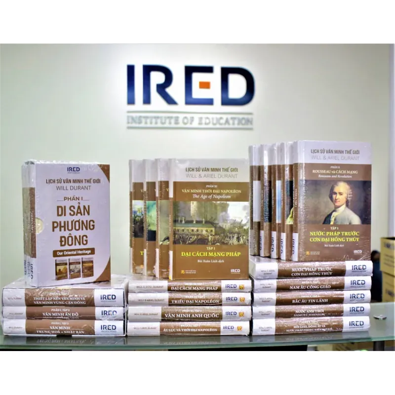 Bộ sách Lịch sử văn minh thế giới | 45 tập bìa cứng | Will Durant 998203