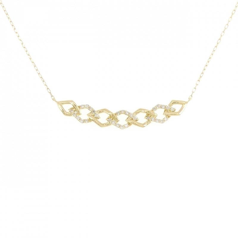 Dây chuyền kim cương K18YG 0.15CT - Hàng hiệu chính hãng 866447