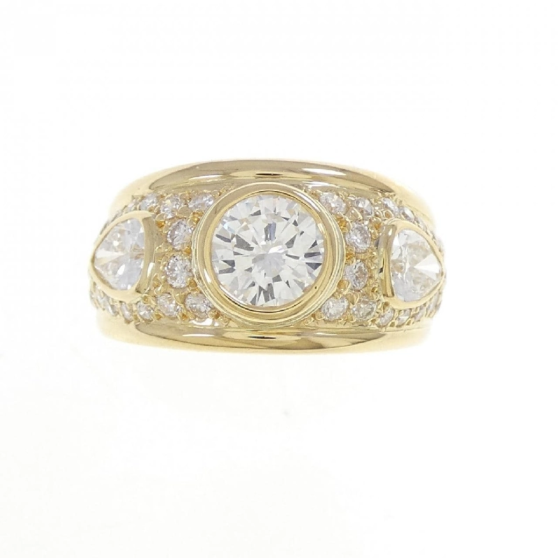 Nhẫn kim cương K18YG 1.62CT - Hàng hiệu Authentic 849345