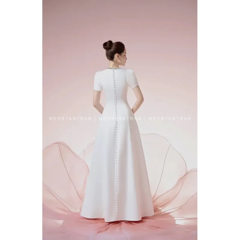 Váy cưới Meo store, size M, đơn giản, sang trọng  1010001