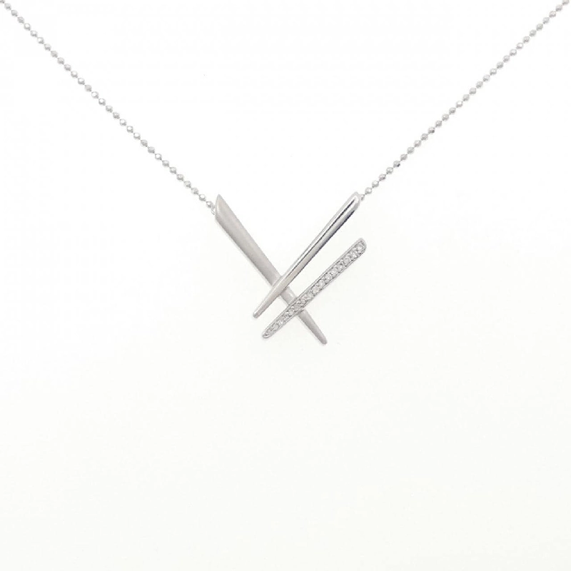 K18WG Dây chuyền kim cương 0.06CT - Hàng hiệu Chính hãng 859261