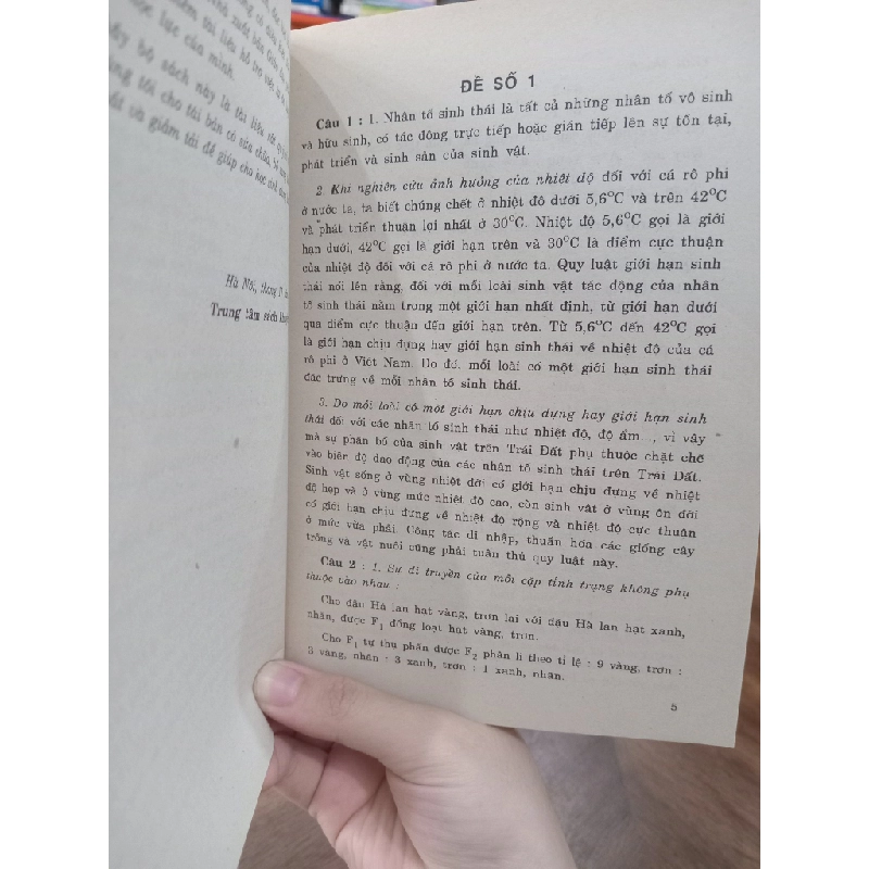 Hướng dẫn giải đề luyện thi tuyển sinh Sinh học: vào các trường đại học, cao đẳng và trung học chuyên nghiệp (bộ 2 tập) 476904