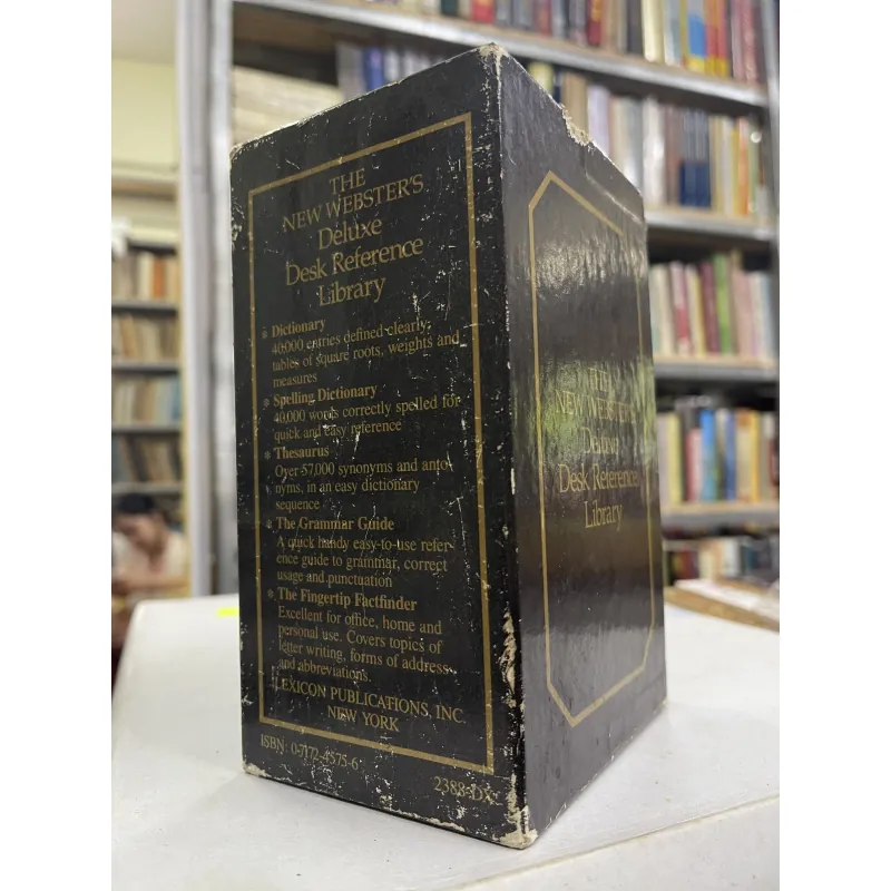 BỘ SÁCH THAM KHẢO TIẾNG ANH: THE NEW WEBSTER’S DELUXE DESK REFERENCE LIBRARY 957433