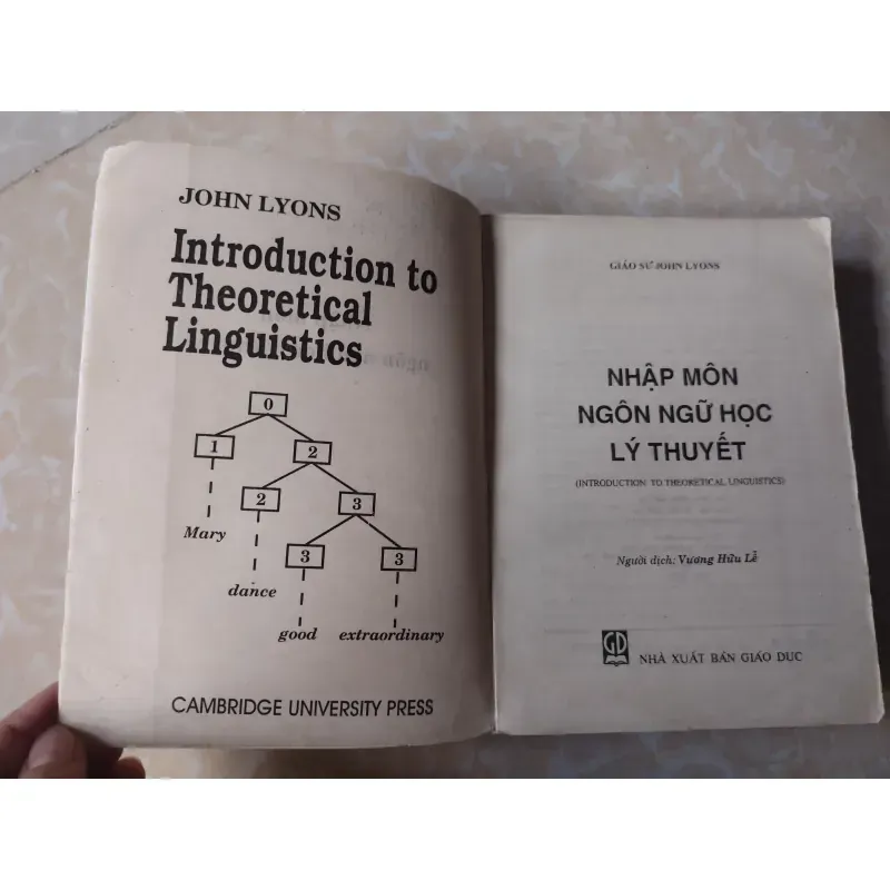 Sách: Nhập môn ngôn ngữ học lý thuyết - Tác giả: Johnlyons 929020
