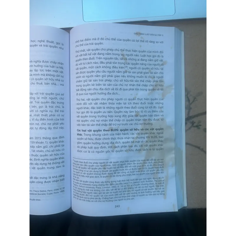Sách giáo trình Luật Dân Sự Tập 1 và Tập 2 - Nguyễn Ngọc Điện 756966
