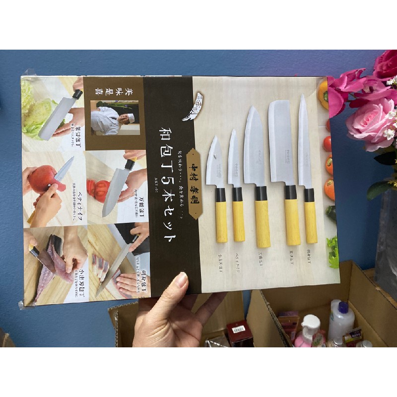 Bộ dao bếp Nhật bản nội địa 5 món 2263