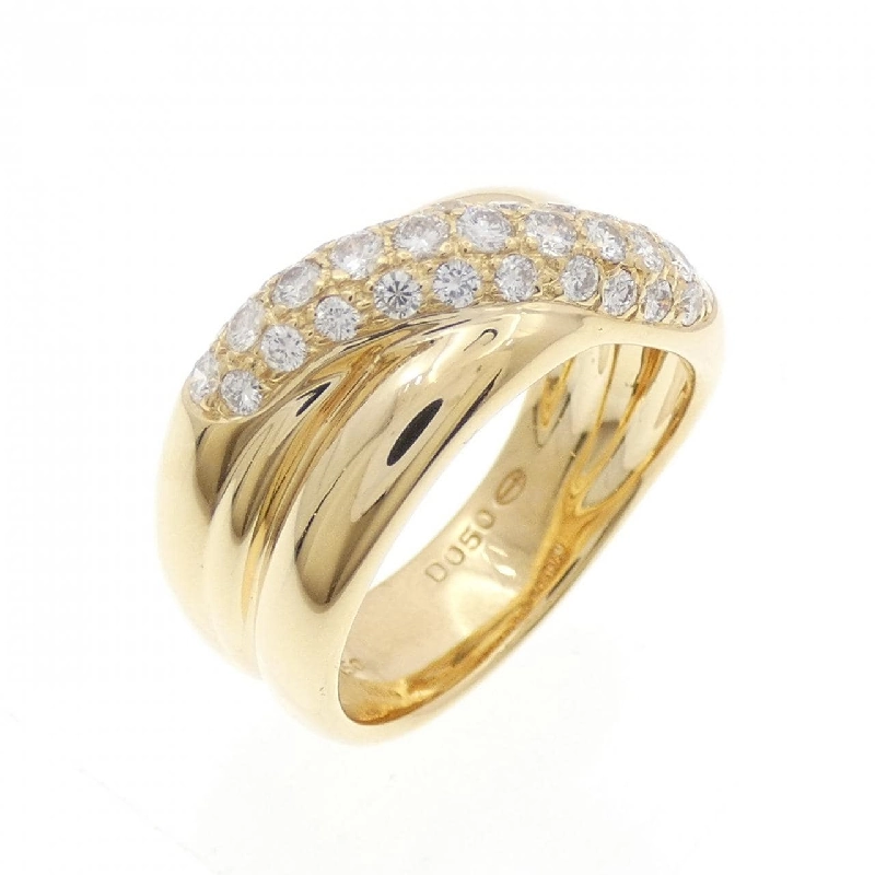 Nhẫn kim cương 750YG 0.50CT - Hàng hiệu Authentic 854338