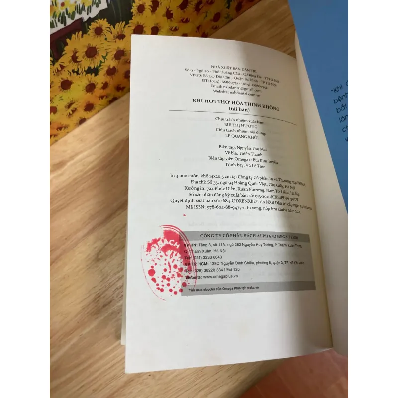 Khi Hơi Thở Hóa Thinh Không - Paul Kalanithi 1042864