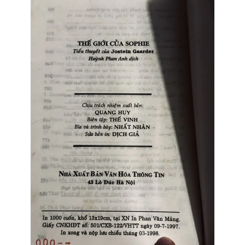 Thế giới của Sophie 937054