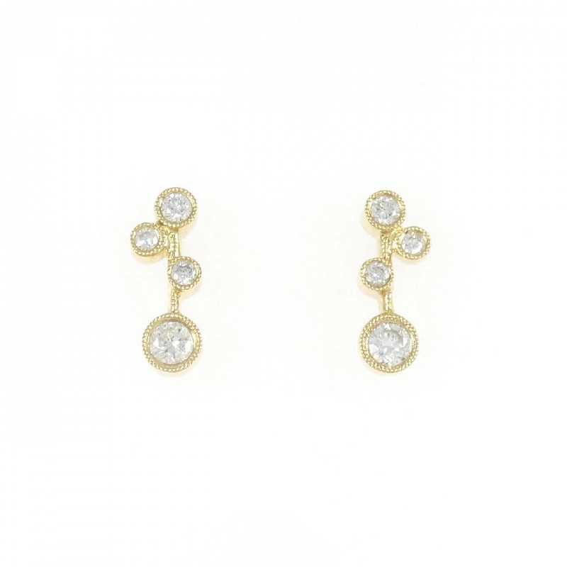 K18YG Bông tai kim cương 0.84CT - Hàng hiệu Chính hãng 862216