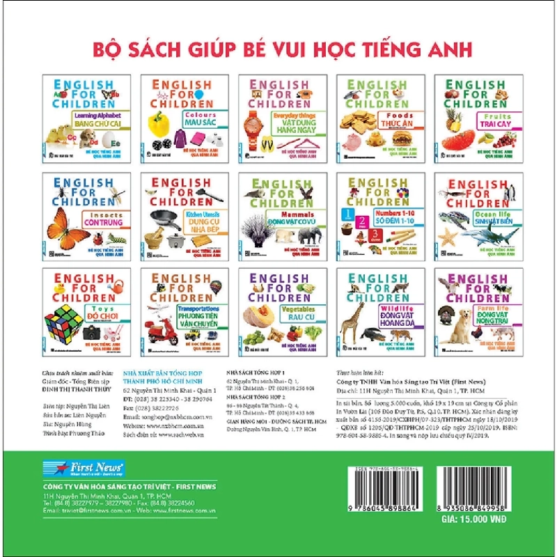 Bé Học Tiếng Anh Qua Hình ảnh - English For Children - Động Vật Nông Trại - Farm Life - First News 281334