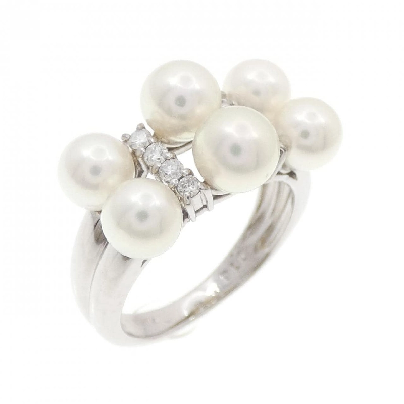 Nhẫn ngọc trai Akoya K18WG 667414