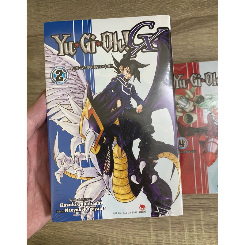 Combo 4 cuốn truyện Yugioh GX nguyên seal (t1-t4) 447822