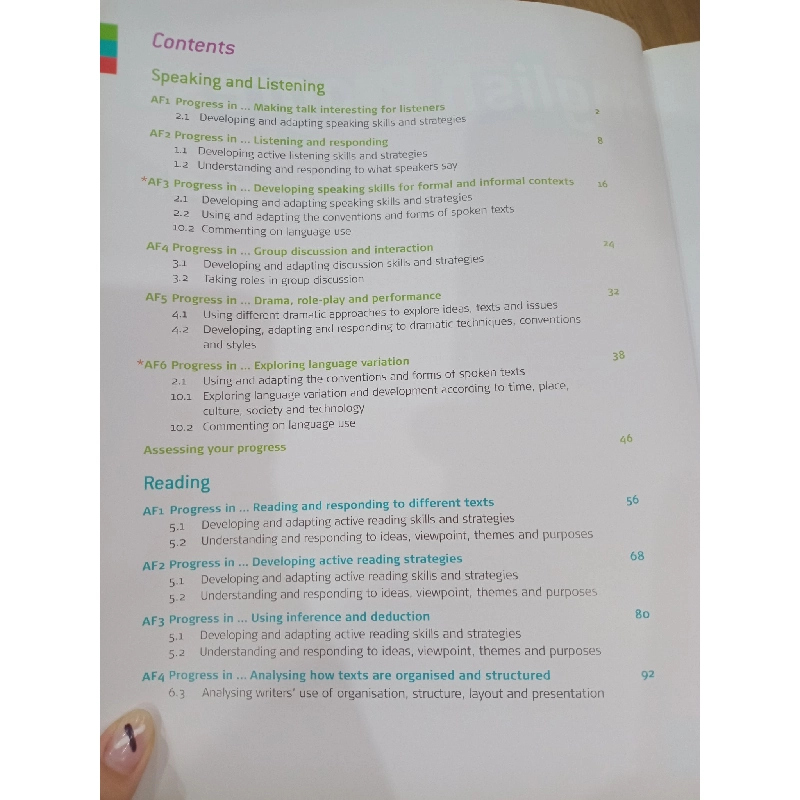 English Progress 1029383