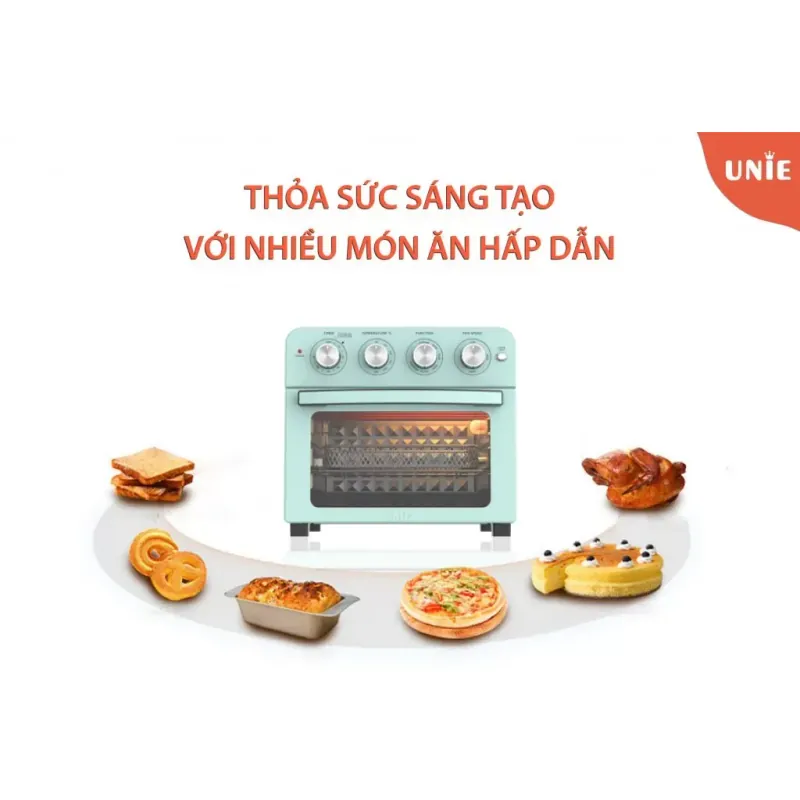 Lò nướng kiêm nồi chiên không dầu UNIE Q37 931600