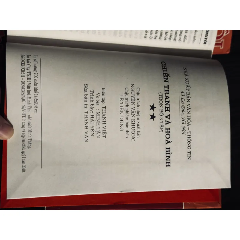 Trọn bộ chiến tranh hoà bình 736157