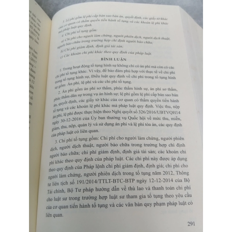 Bình Luận Khoa Học Bộ Luật Tố Tụng Hình Sự Năm 2015 523398