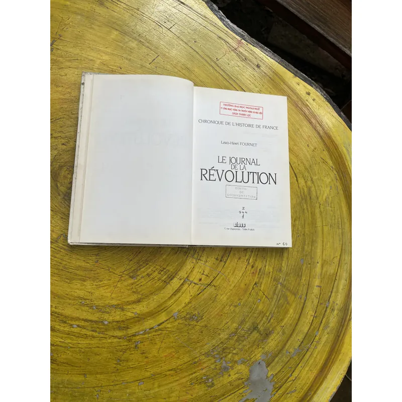 LE JOURNAL DE LA REVOLUTION- LOUIS- HENRI FOURNET 602647