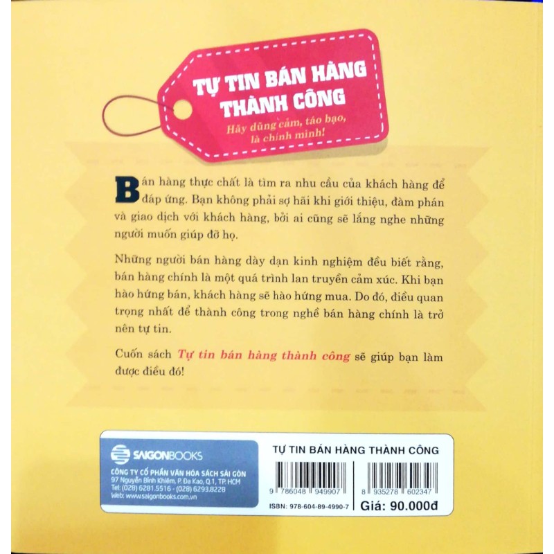 Tự Tin Bán Hàng Thành Công - Barry Watson 138236