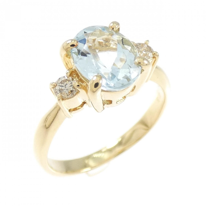 Nhẫn Aquamarine K18YG 1.22CT - Hàng hiệu Chính hãng 853503
