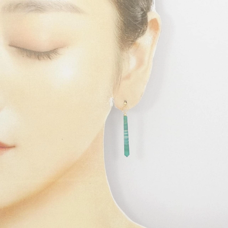 K18YG Bông tai Mã não - Hàng hiệu Chính hãng 872334