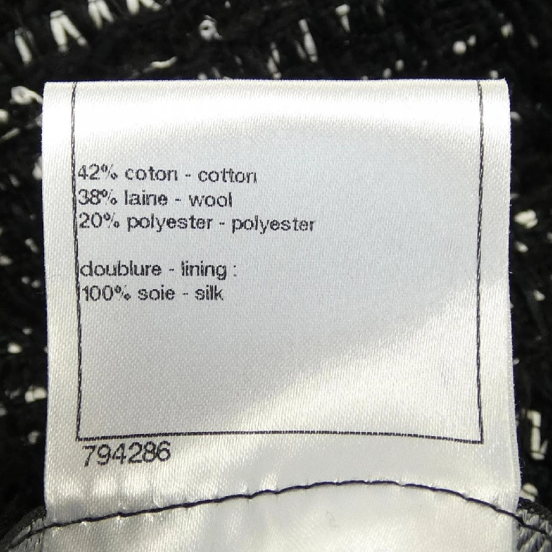 Áo khoác không cổ CHANEL P39754V28442 - Hàng hiệu Authentic 822056