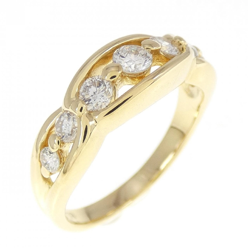 Nhẫn kim cương K18YG 0.52CT 673653