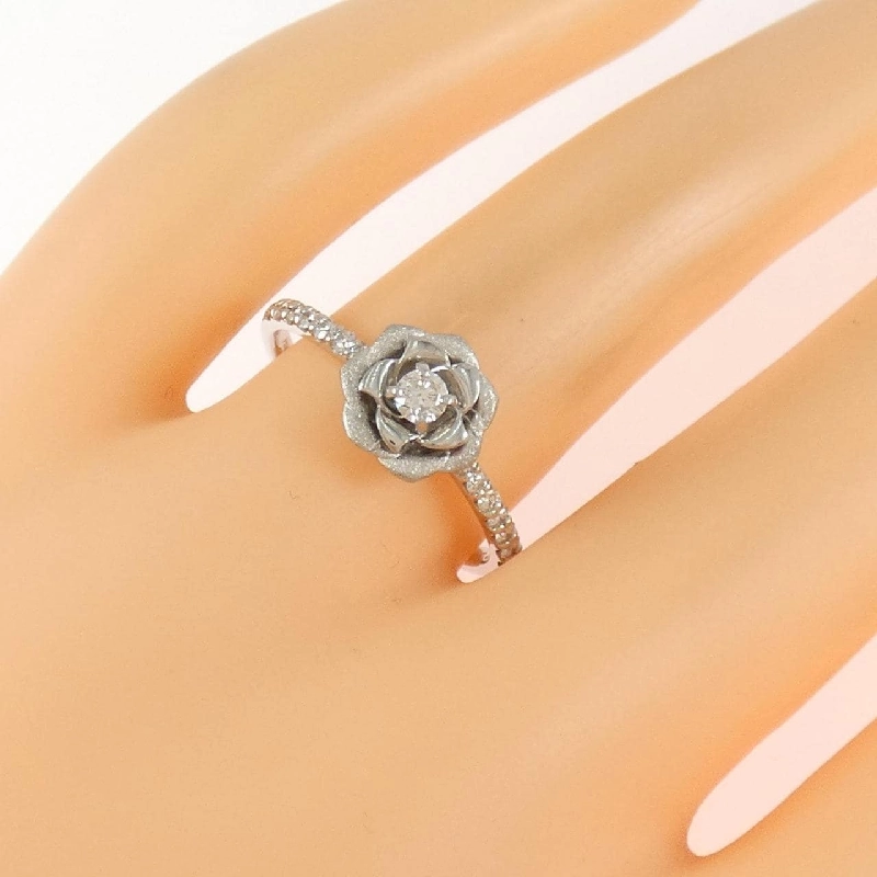 Nhẫn kim cương hoa PT950 0.25CT - Hàng hiệu Authentic 848984