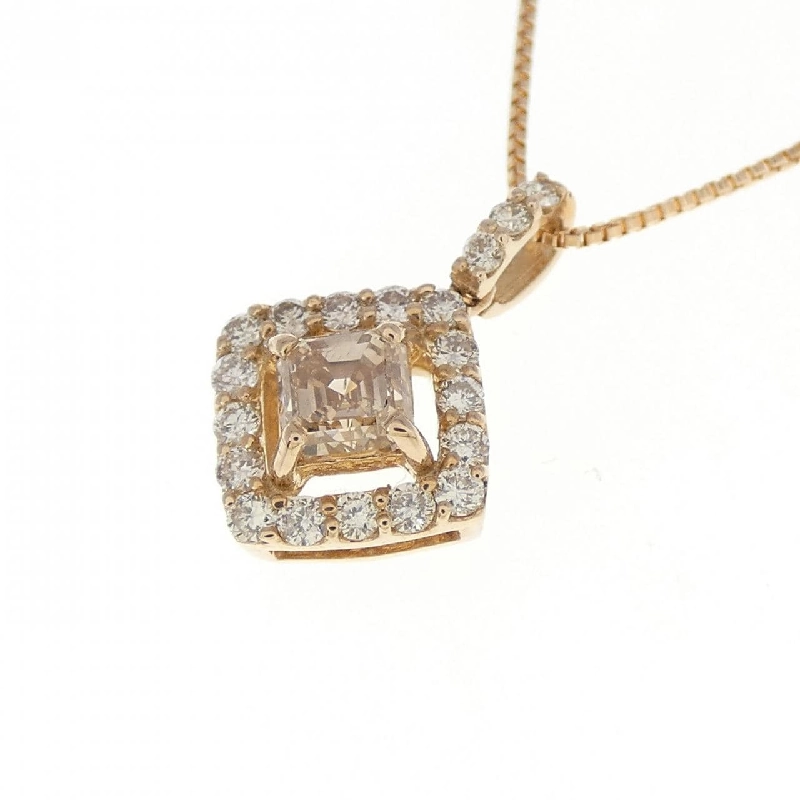 K18PG Dây chuyền kim cương 0.37CT - Hàng hiệu Chính hãng 862545