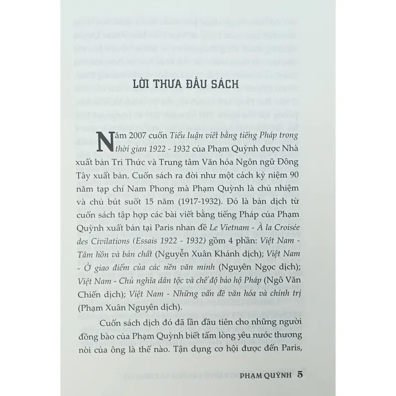 Việt Nam những vấn đề văn hóa và chính trị (Phạm Quỳnh) 961390