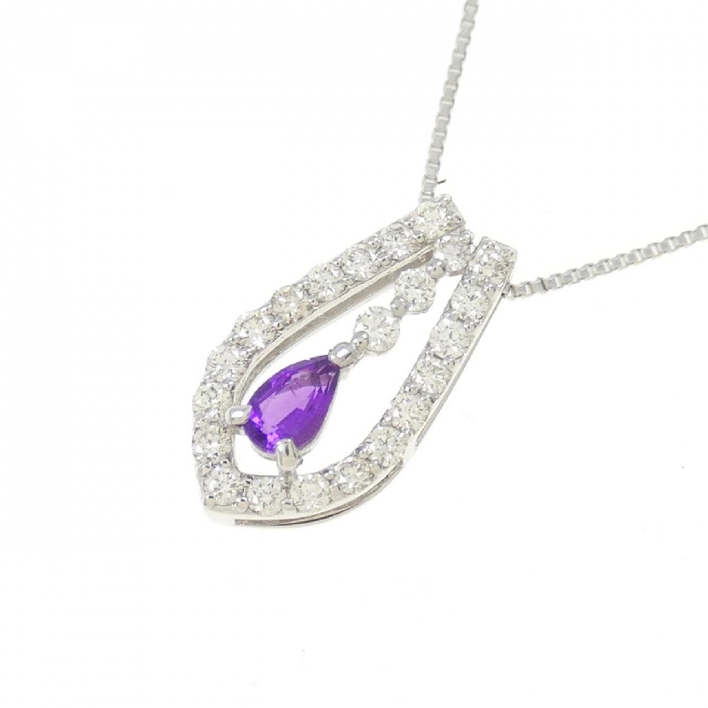 PT Hackmanite Necklace 0.09CT - Hàng hiệu Authentic 868300