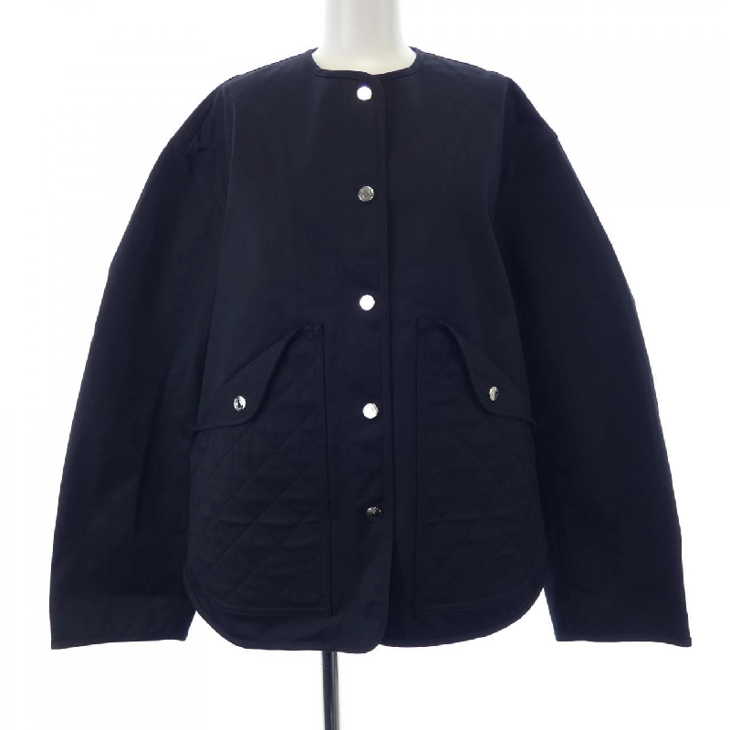 Áo khoác không cổ HERMES 634239