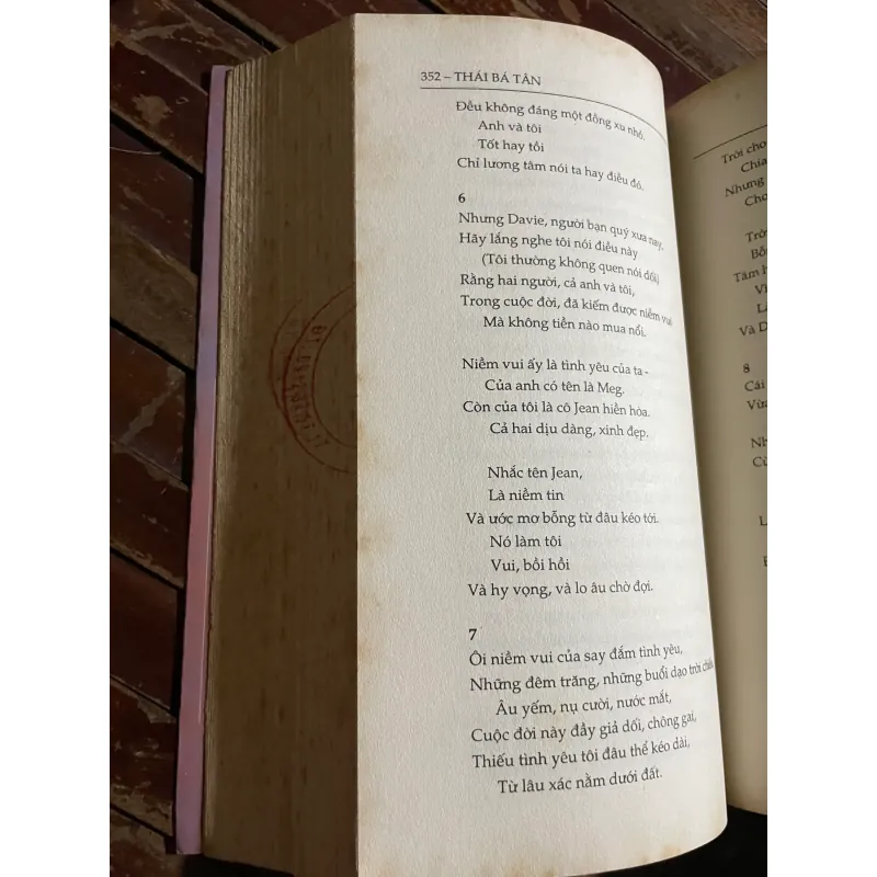 Thơ dịch chọn lọc  Thái Bá Tân- có chữ ký tác giả - sách dày 601563