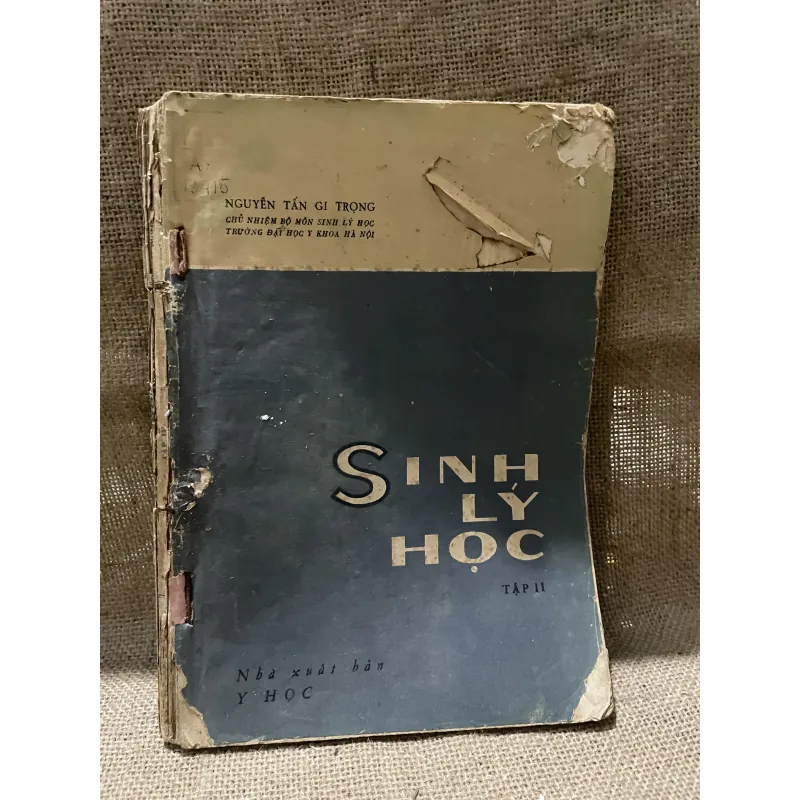 Sinh lý học tập 2 - 280 trang - Xb 1971 926127