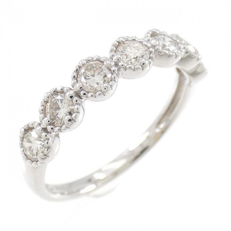 Nhẫn kim cương K18WG 0.58CT 671695