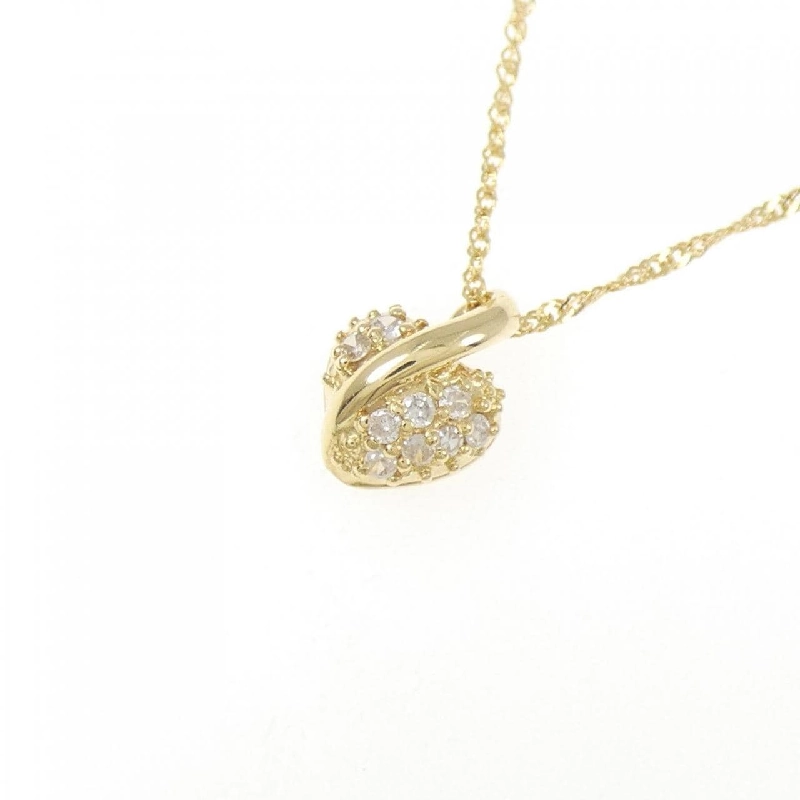 Dây chuyền kim cương K18YG 0.06CT - Hàng hiệu Chính hãng 857524