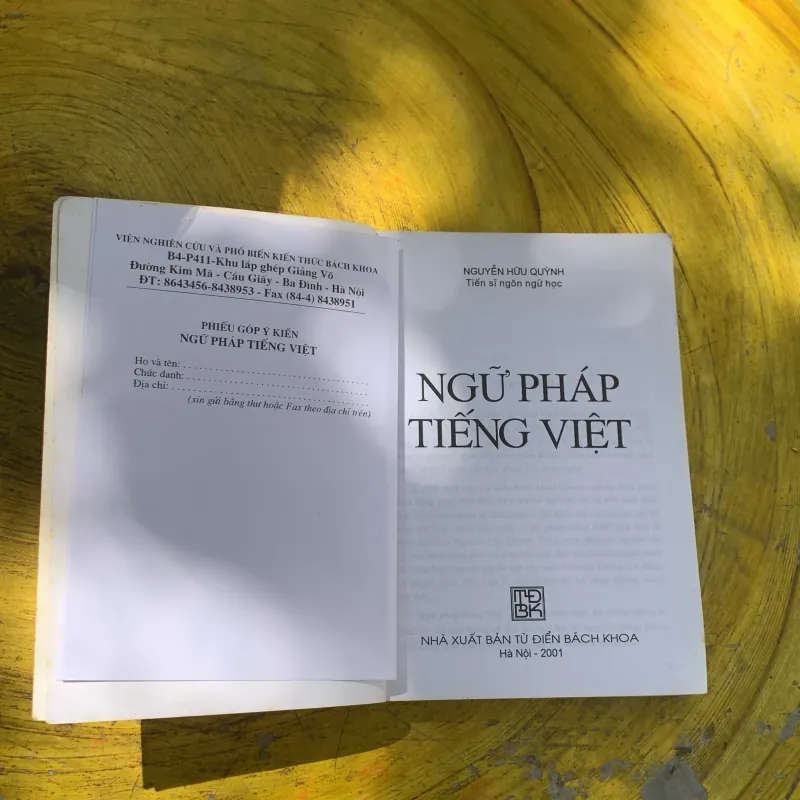 NGỮ PHÁP TIẾNG VIỆT- NGUYỄN HỮU QUỲNH- tiến sĩ ngôn ngữ học  785661