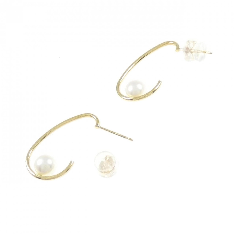 K18YG Bông tai ngọc trai Akoya 5.5mm - Hàng hiệu Chính hãng 868318