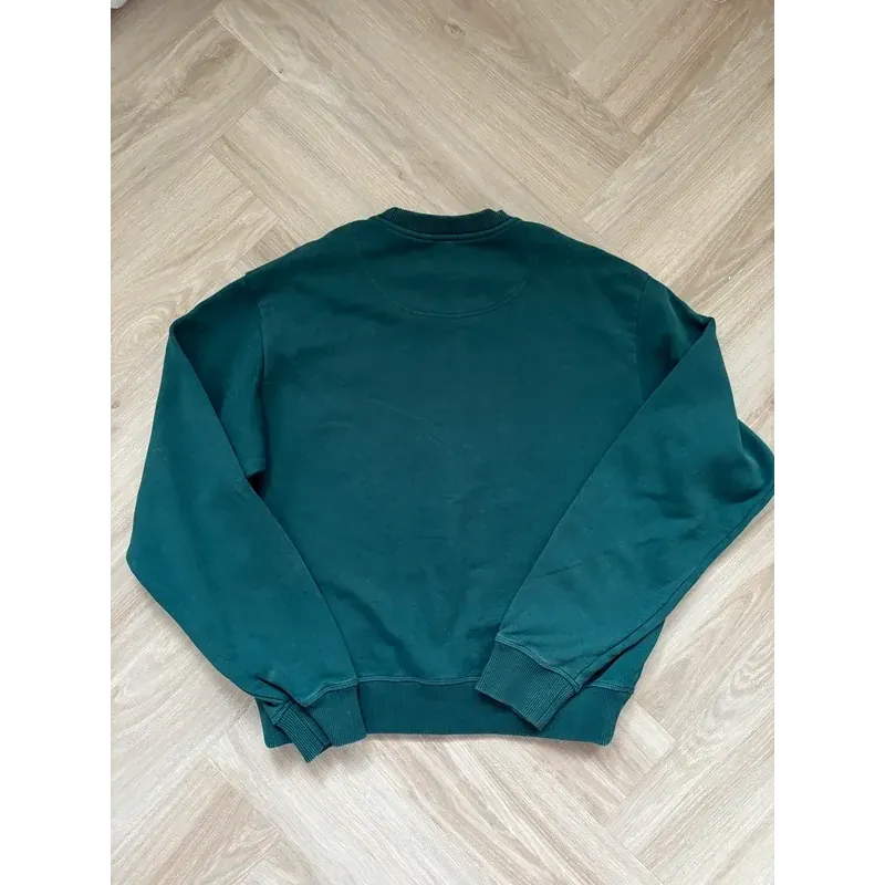 Áo sweatshirt Kenzo màu xanh lá đậm thêu đầu hổ 757897