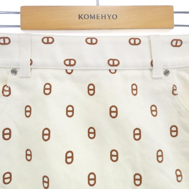 HERMES Elie Chaine d'Ancre Cartouche Crew de Sel 4E0315D3 Váy - Hàng hiệu Chính hãng 820379