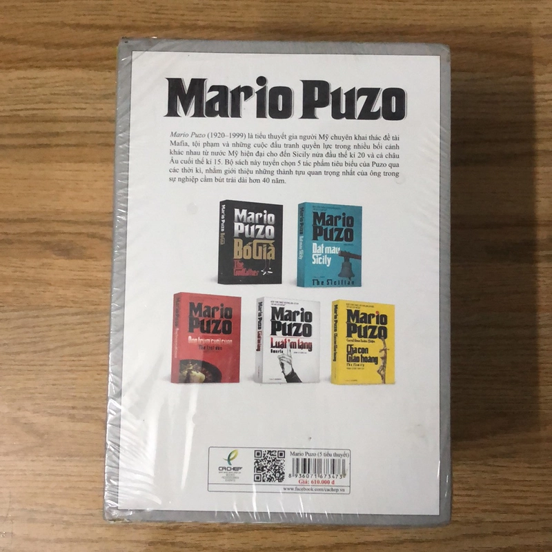 [Mới]_Boxset 5 tiểu thuyết của Mario Puzo 366666