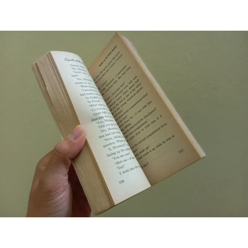 Murder on the orient express, sách ngoại văn tiếng Anh english book  701760