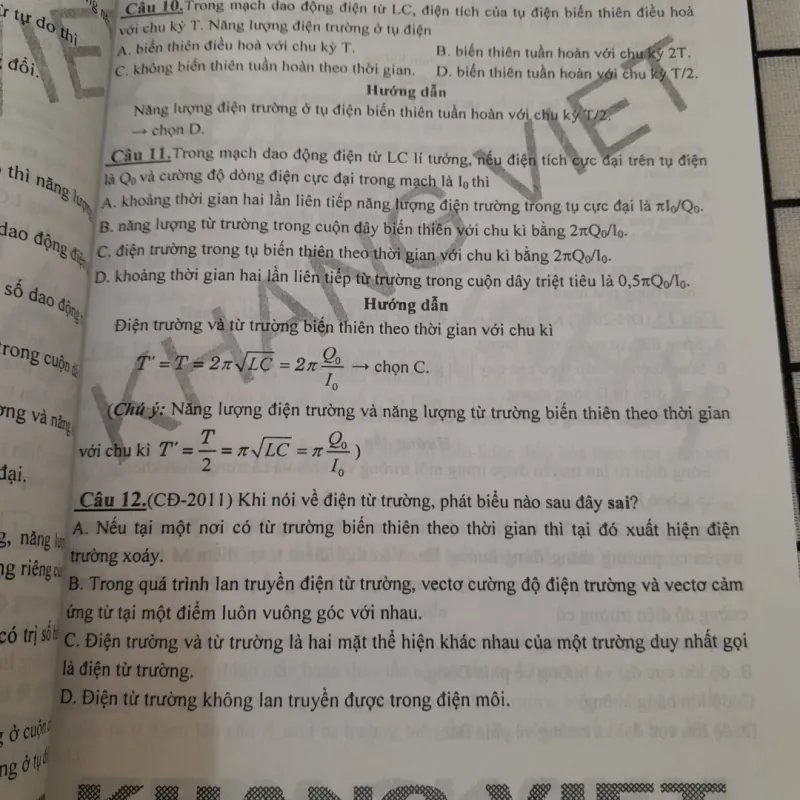 Chinh phục THPT, Đại học VẬT LÝ: Lý Thuyết và Kỹ th giải nhanh. GV Chu Văn Biên Kênh VTV2 576468