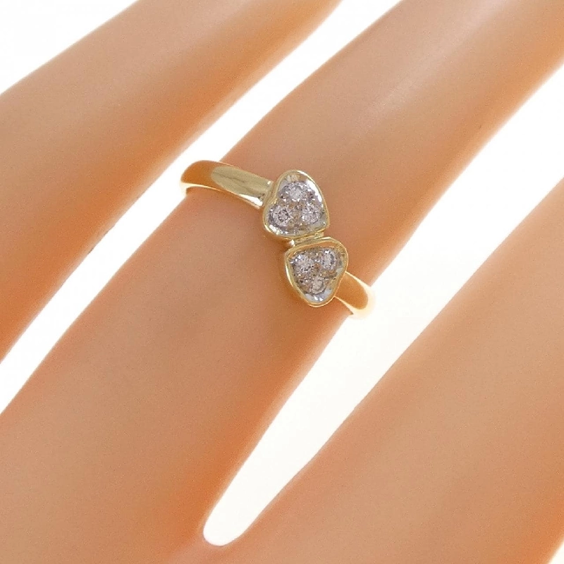 Nhẫn kim cương hình trái tim K18YG/K18WG 0.06CT - Hàng hiệu Chính hãng 851572