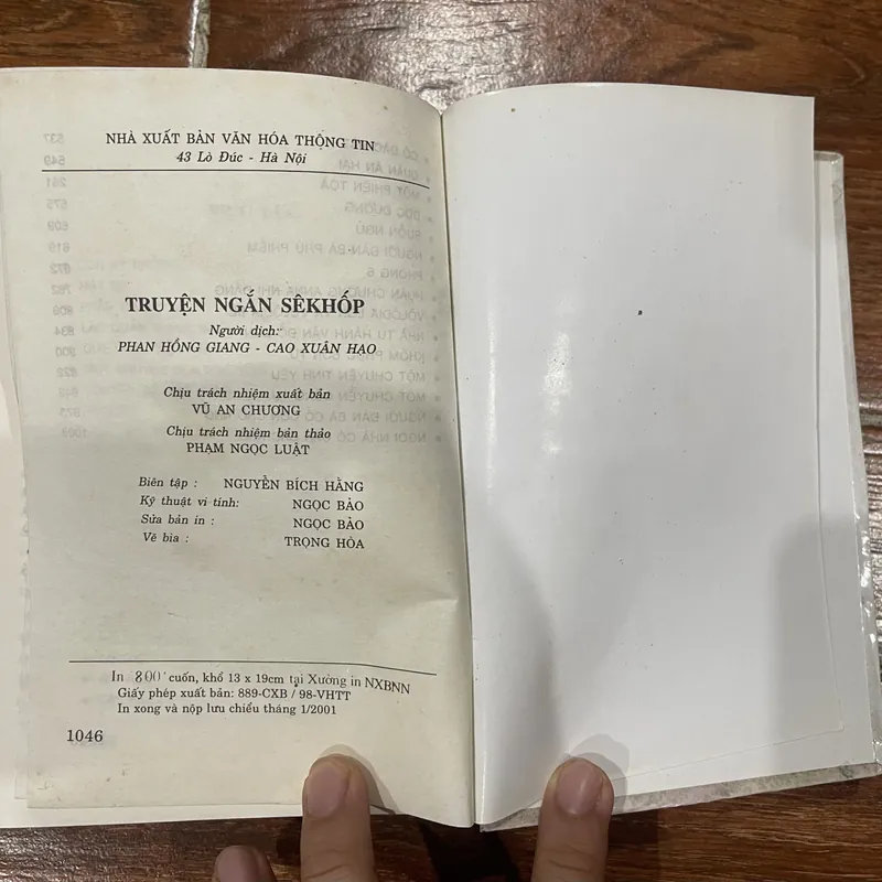 Truyện ngắn SêKhốp - AnTon. Pavlovich Sekhop (8) 717623