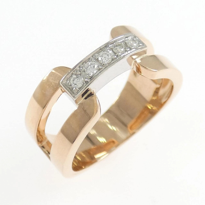 Nhẫn kim cương K18PG/K18WG 665473