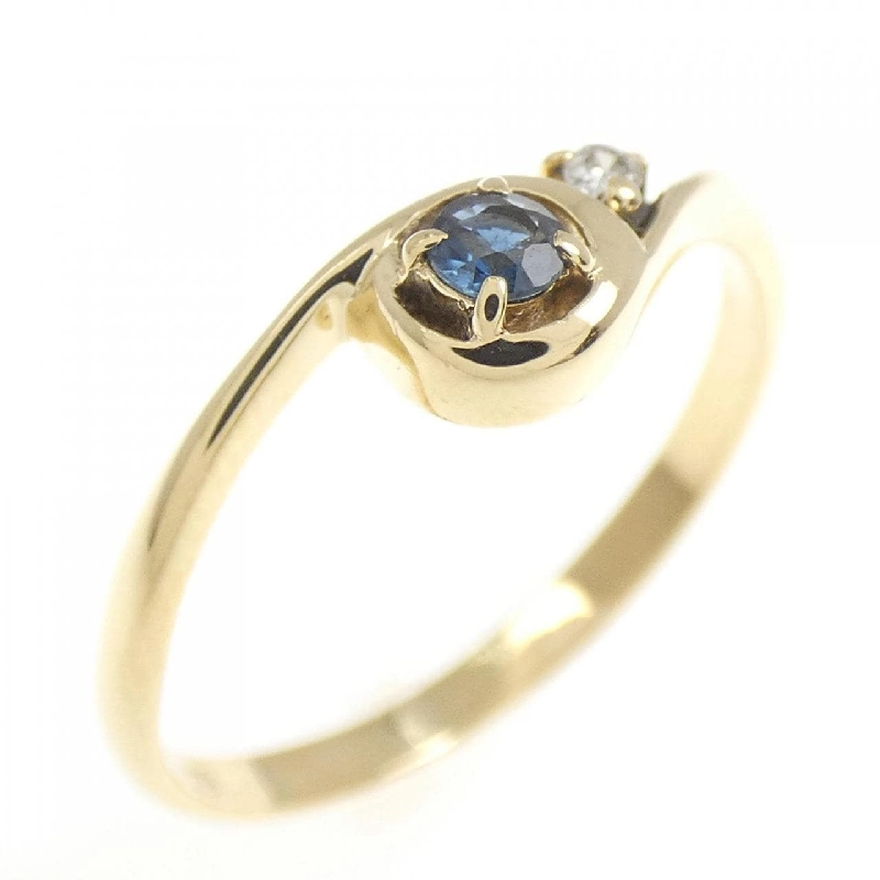 Nhẫn Sapphire K18YG - Hàng hiệu Chính hãng 853139